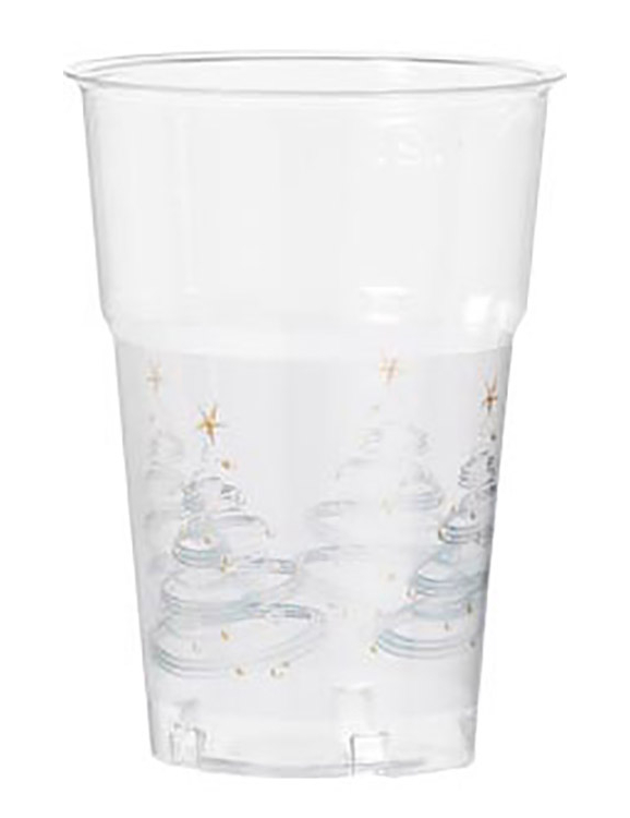8 Gobelets Crystal Sapin Chic