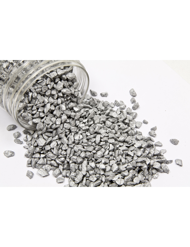 Gravillons de couleur argent 400 gr