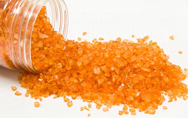 Pépites de verre orange 400 grammes