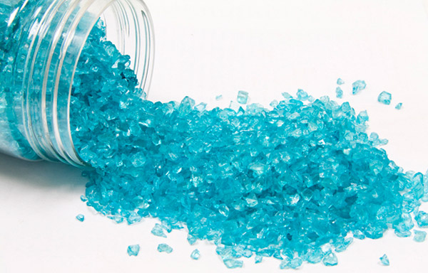 Pépites de verre turquoise 400 gr