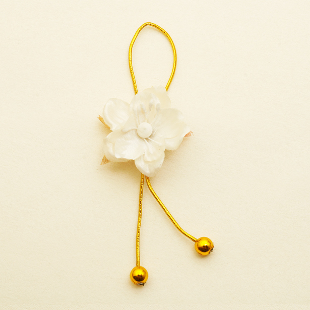 Ronds de serviette fleur ivoire