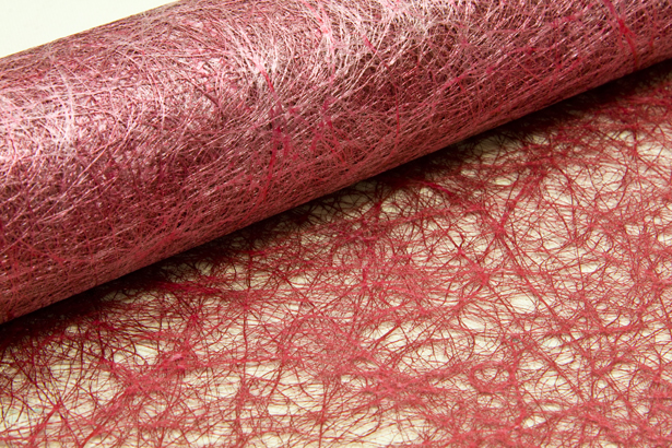 Chemin de table intissé métallisé fuchsia