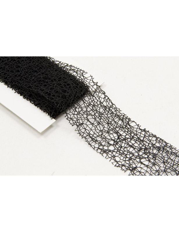 Ruban fantaisie noir 4 cm x 3 m