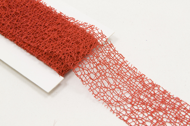 Ruban fantaisie rouge