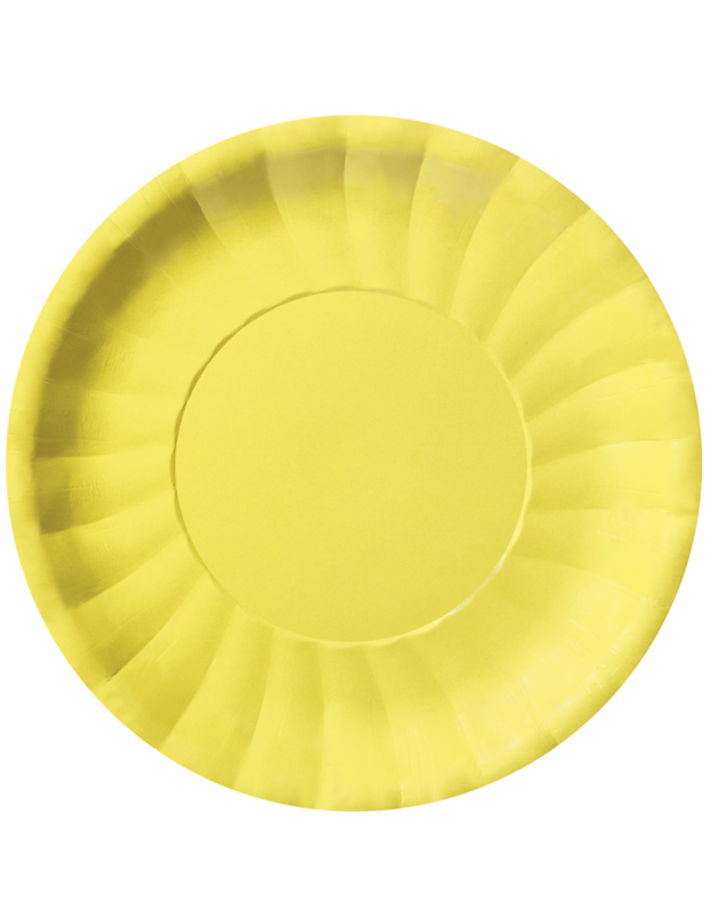 10 Assiettes plates Modus Jaune (23 cm)