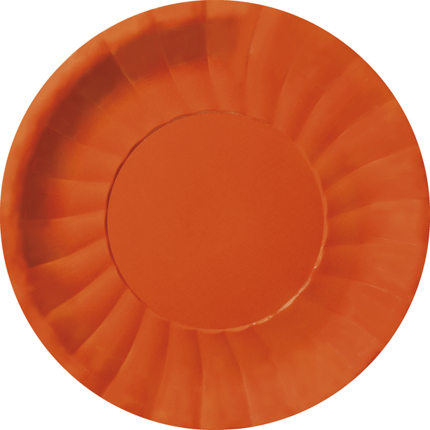 10 Assiettes plates Modus Orange (23 cm)