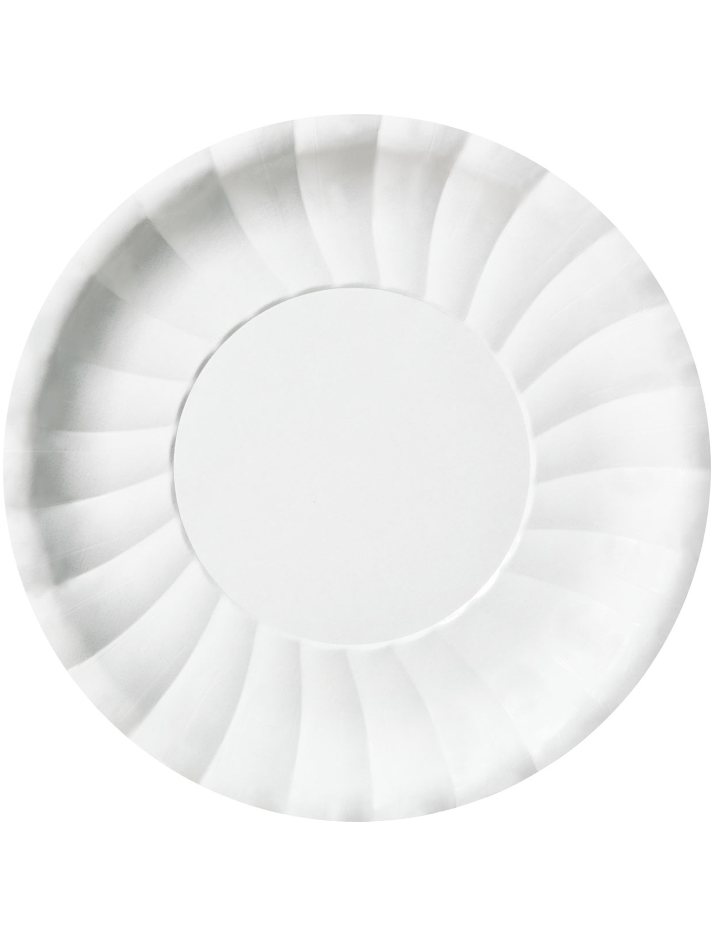 10 Assiettes plates Modus Blanc (23 cm)