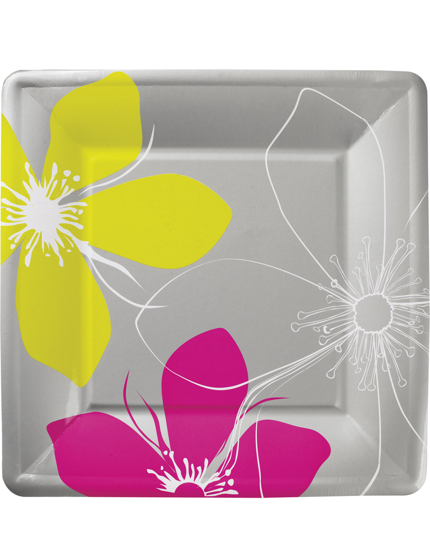 10 Assiettes plates Printemps