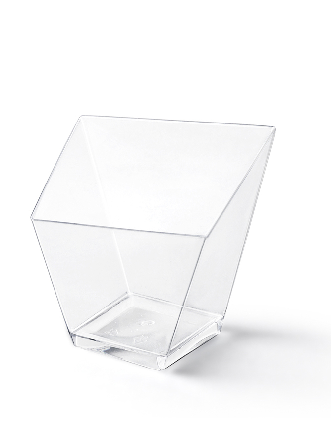 24 Petites verrines transparentes