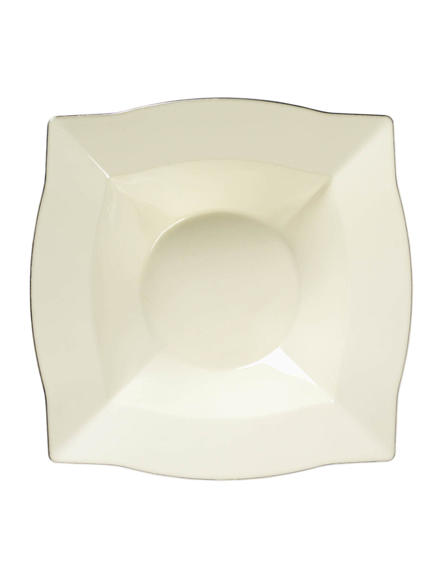 6 Assiettes creuses Modus Vivendi Ivoire