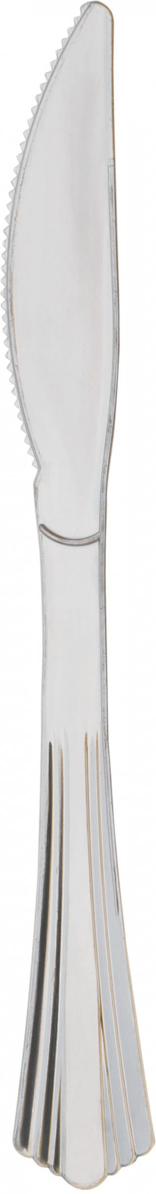 10 Couteaux imitation inox