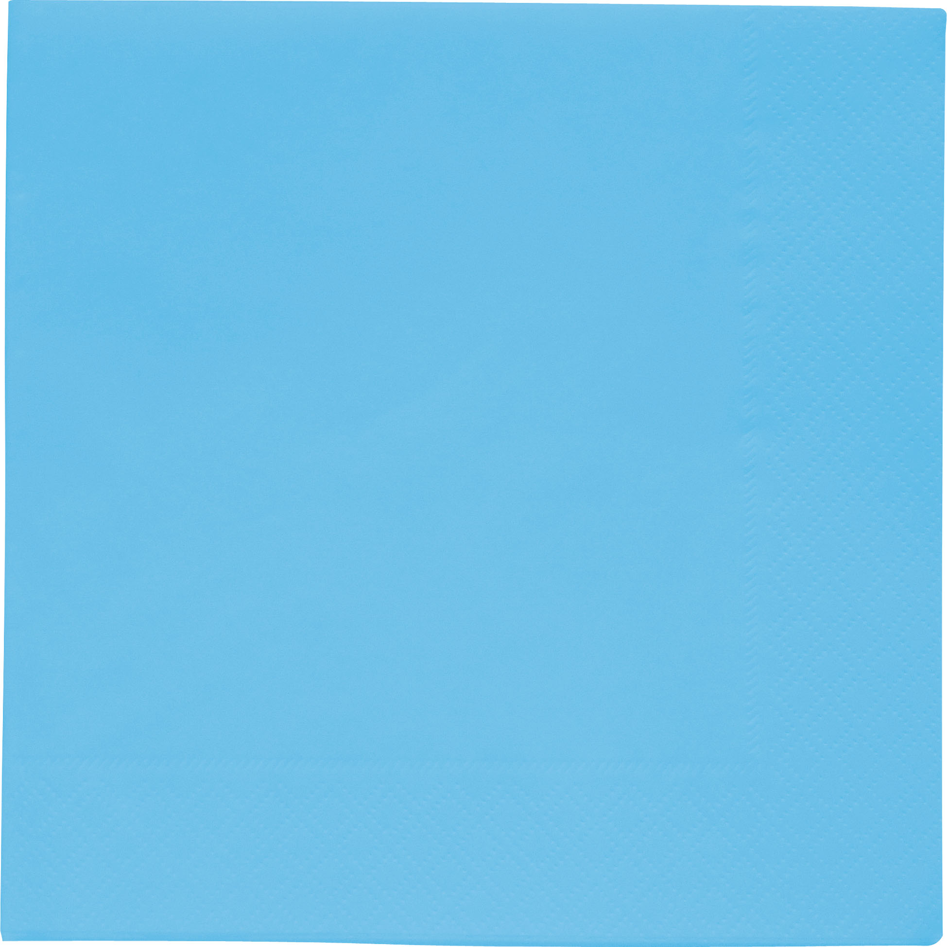 20 Serviettes en papier épais Bleu Clair 33 x 33 cm
