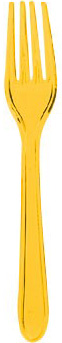 10 Fourchettes Modus Vivendi Jaune