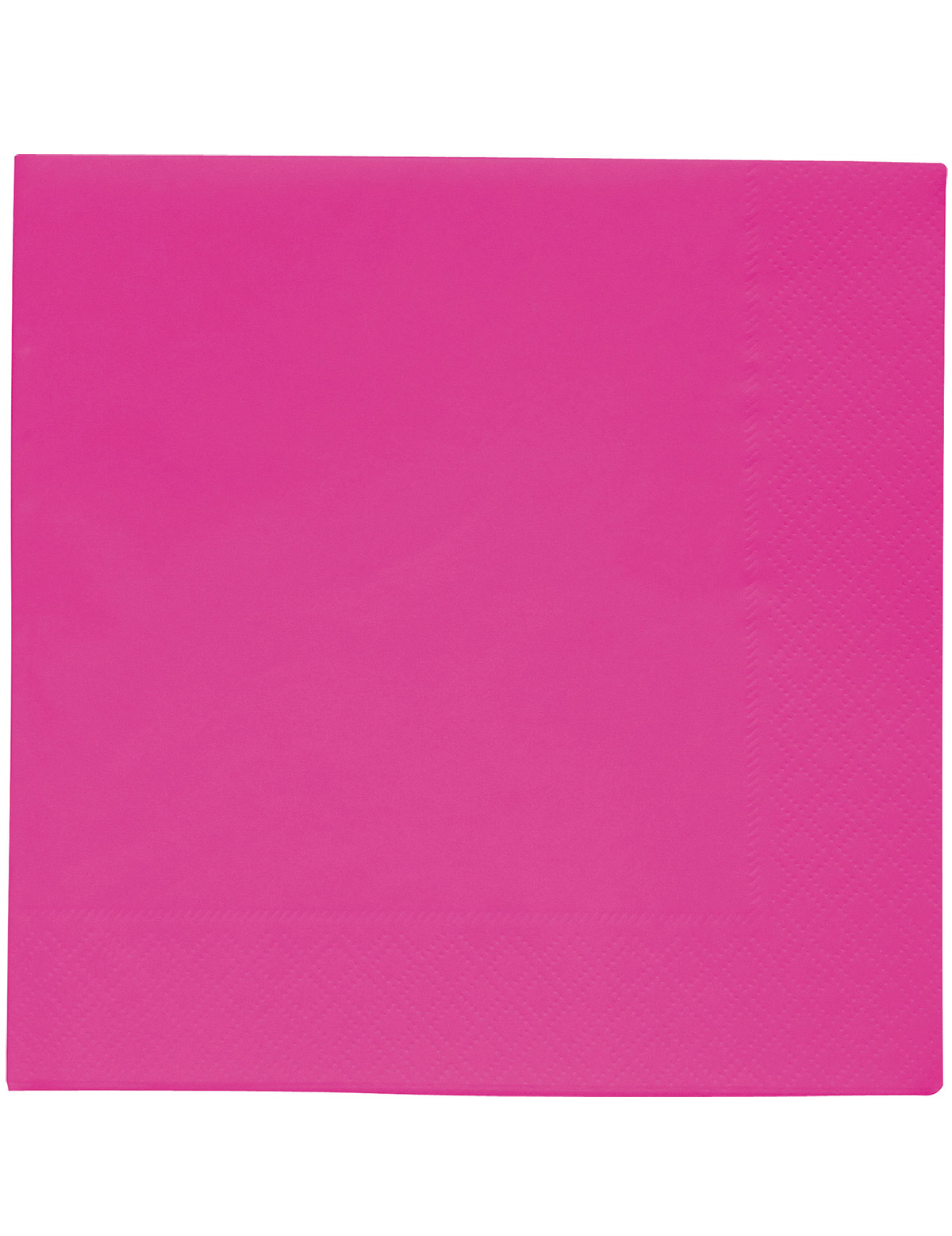 20 Serviettes en papier épais Fuchsia 33 x 33 cm