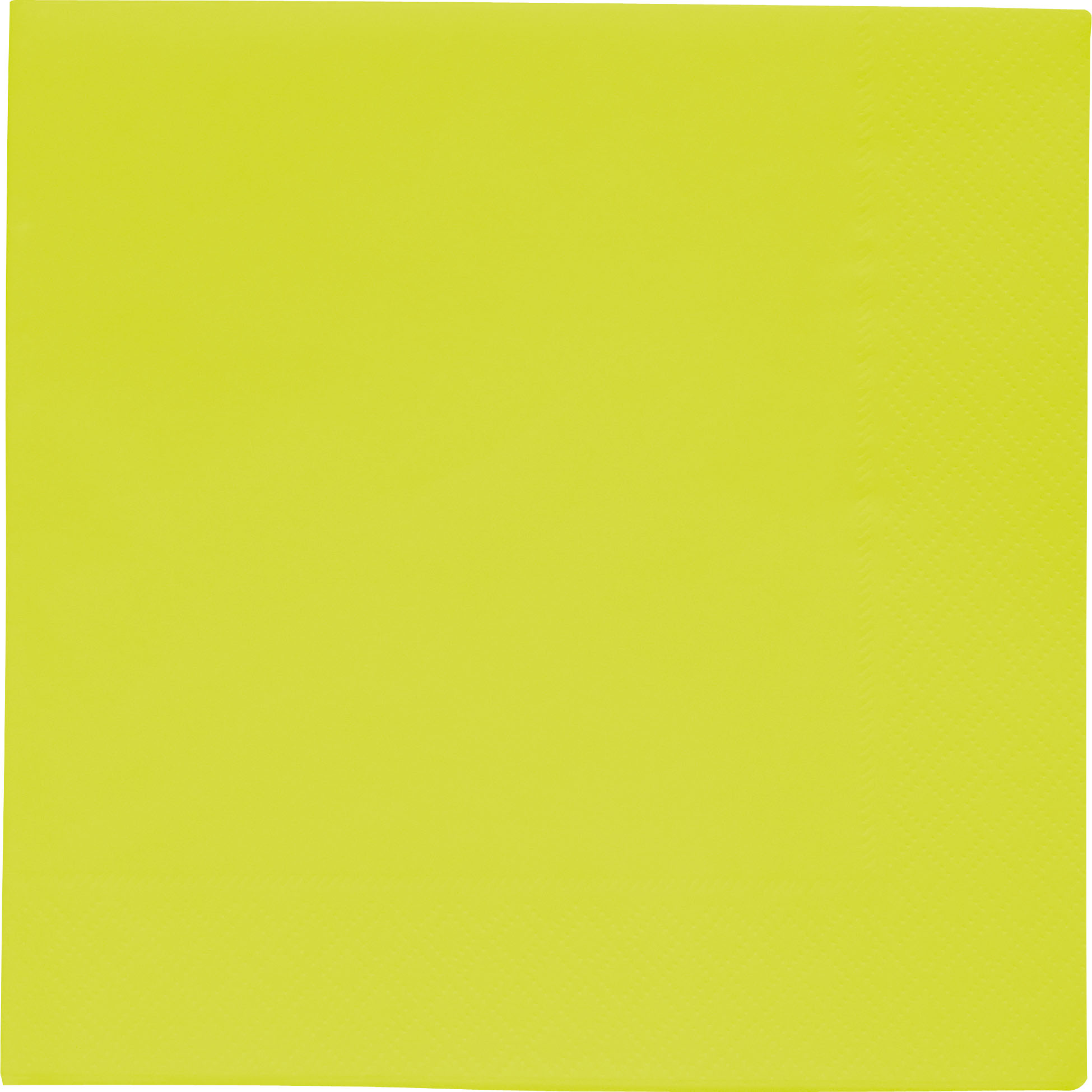 20 Serviettes en papier épais Vert 33 x 33 cm