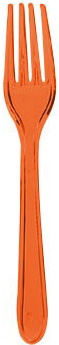 10 Fourchettes Modus Vivendi Orange