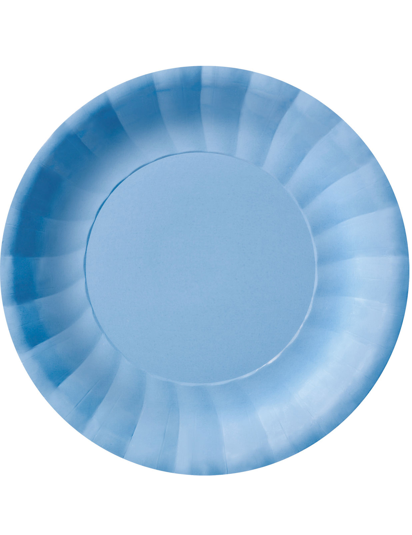 10 Assiettes creuses Modus Bleu Clair 22 cm