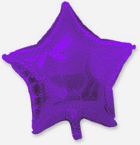 Ballon géant  étoile prune