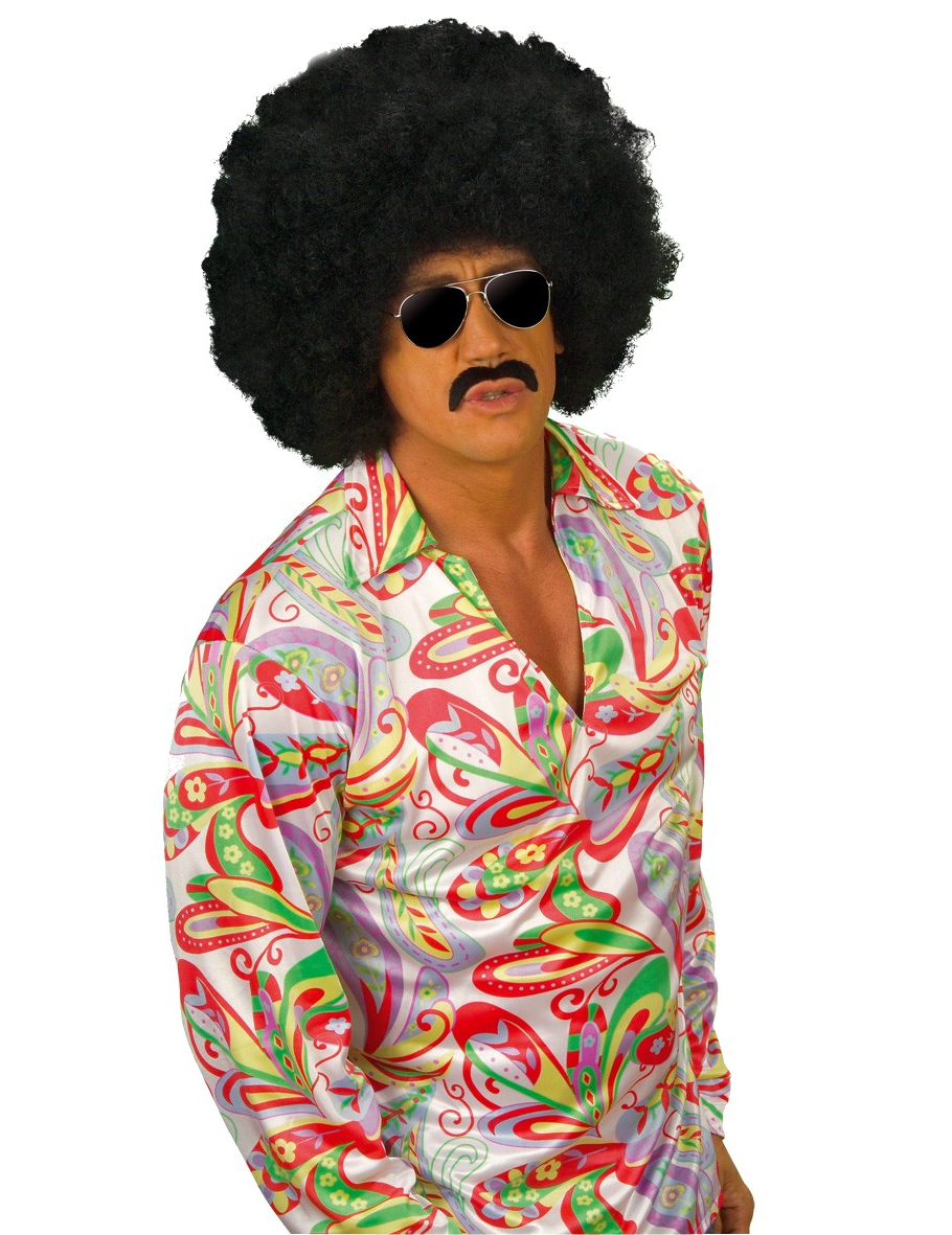 Chemise disco fleurs adulte homme