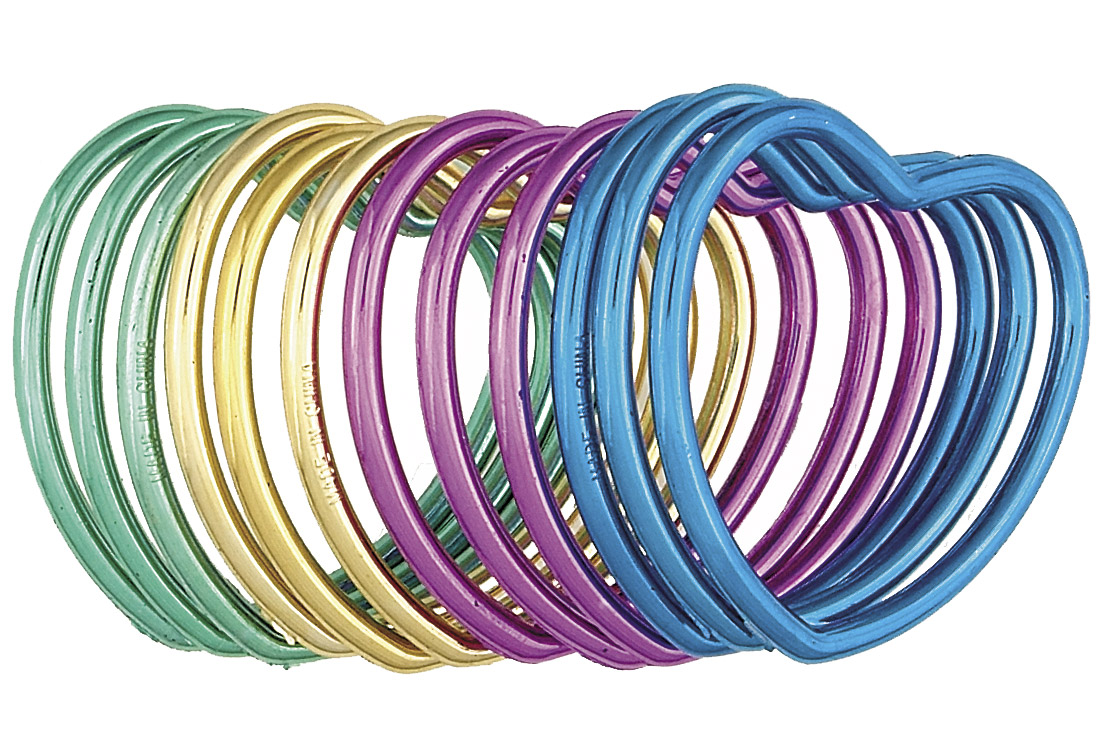 12 Bracelets coeur