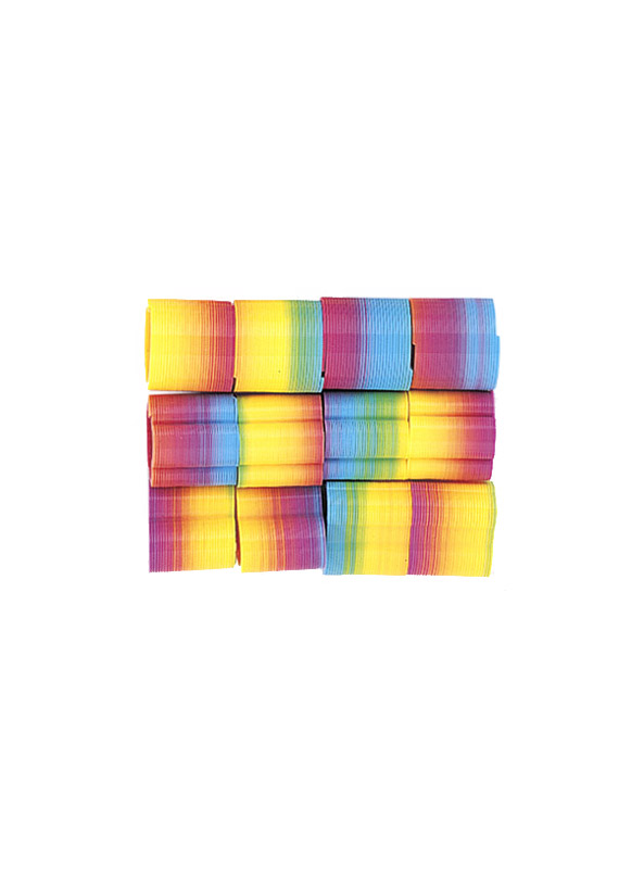 12 Petits ressorts arc-en-ciel
