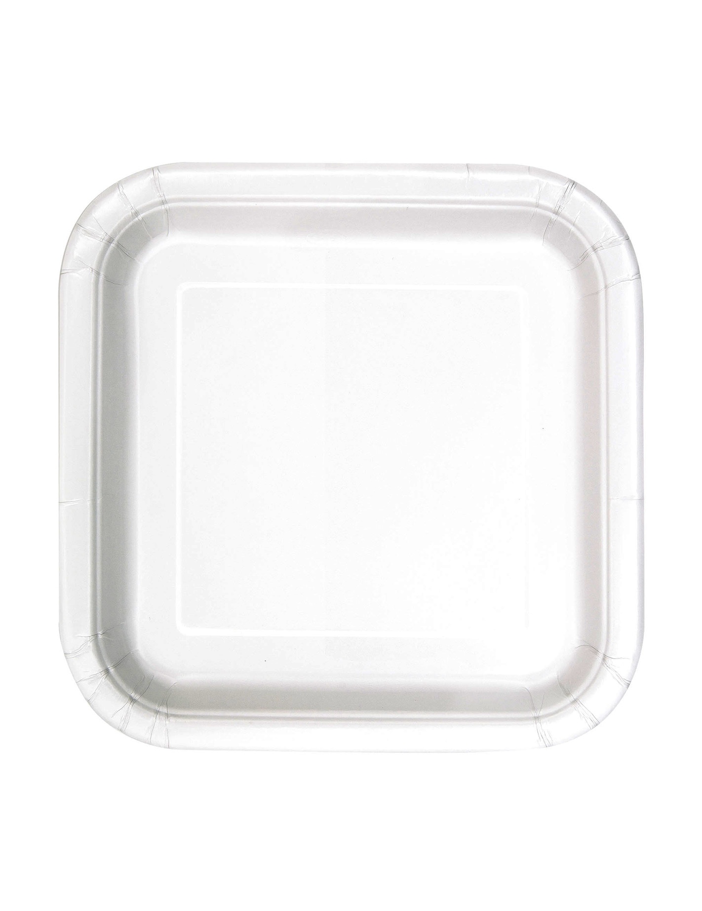 16 Petites assiettes en carton blanches 18 cm