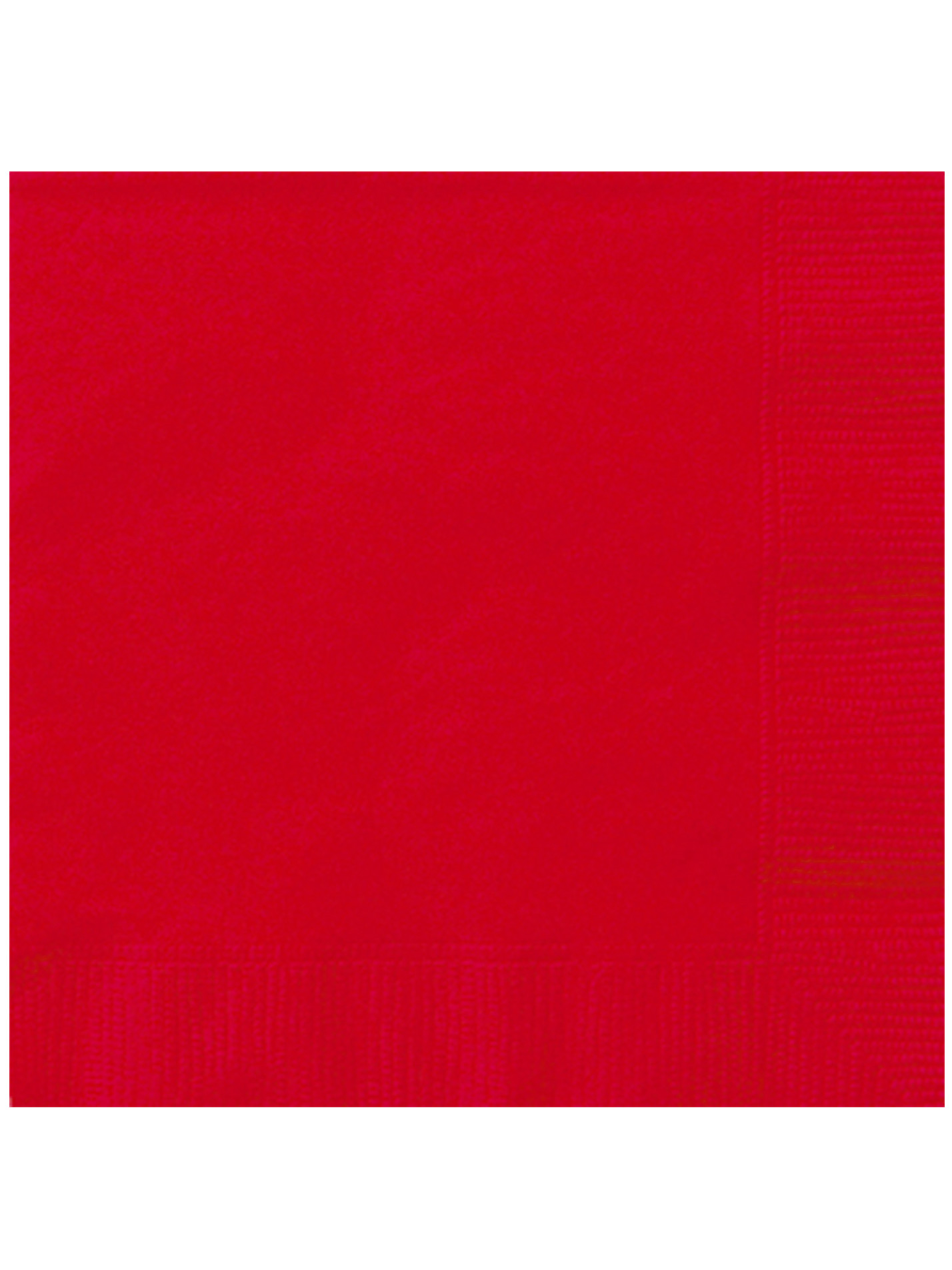 20 serviettes en papier rouges 33 x 33 cm jetables pour fête
