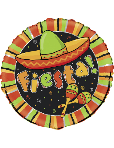 Ballon Fiesta stripes