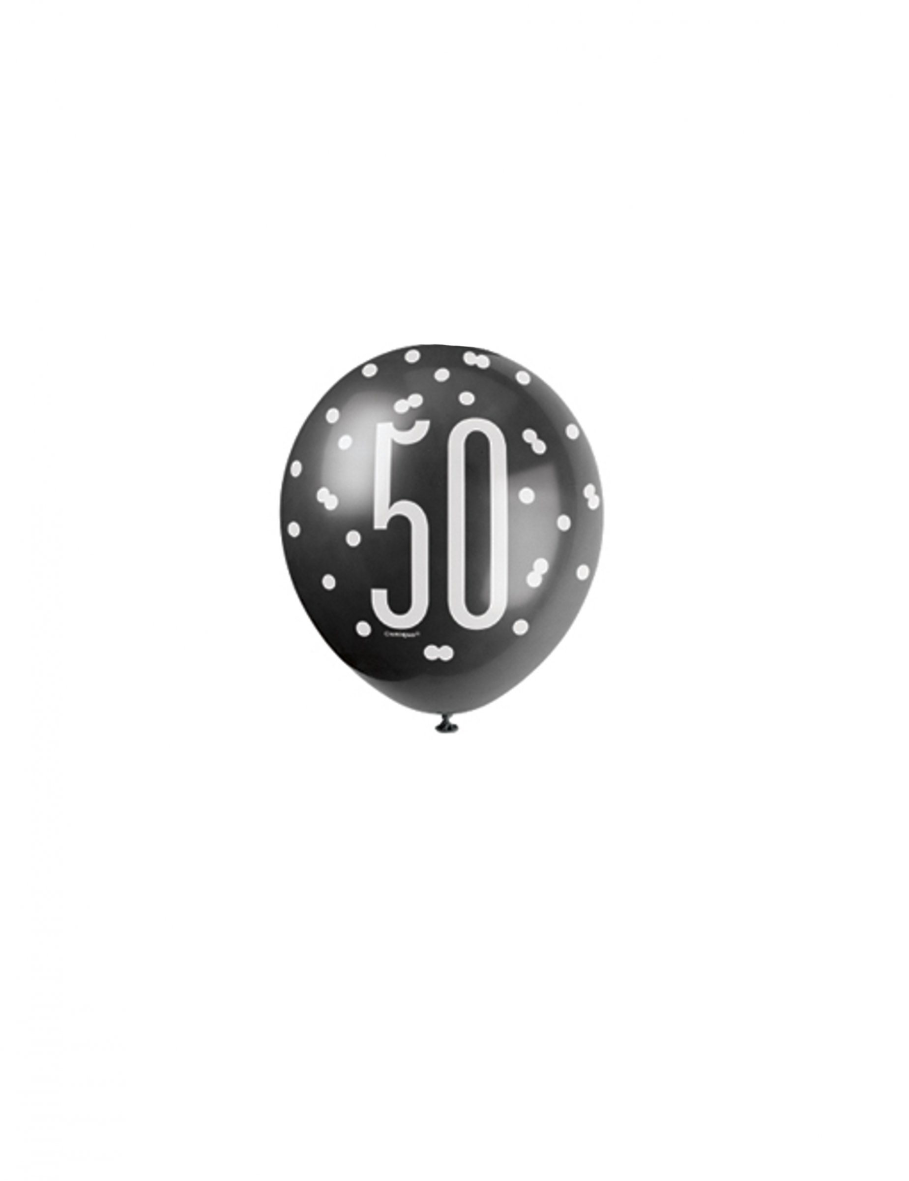 Ballons gris 50 ans