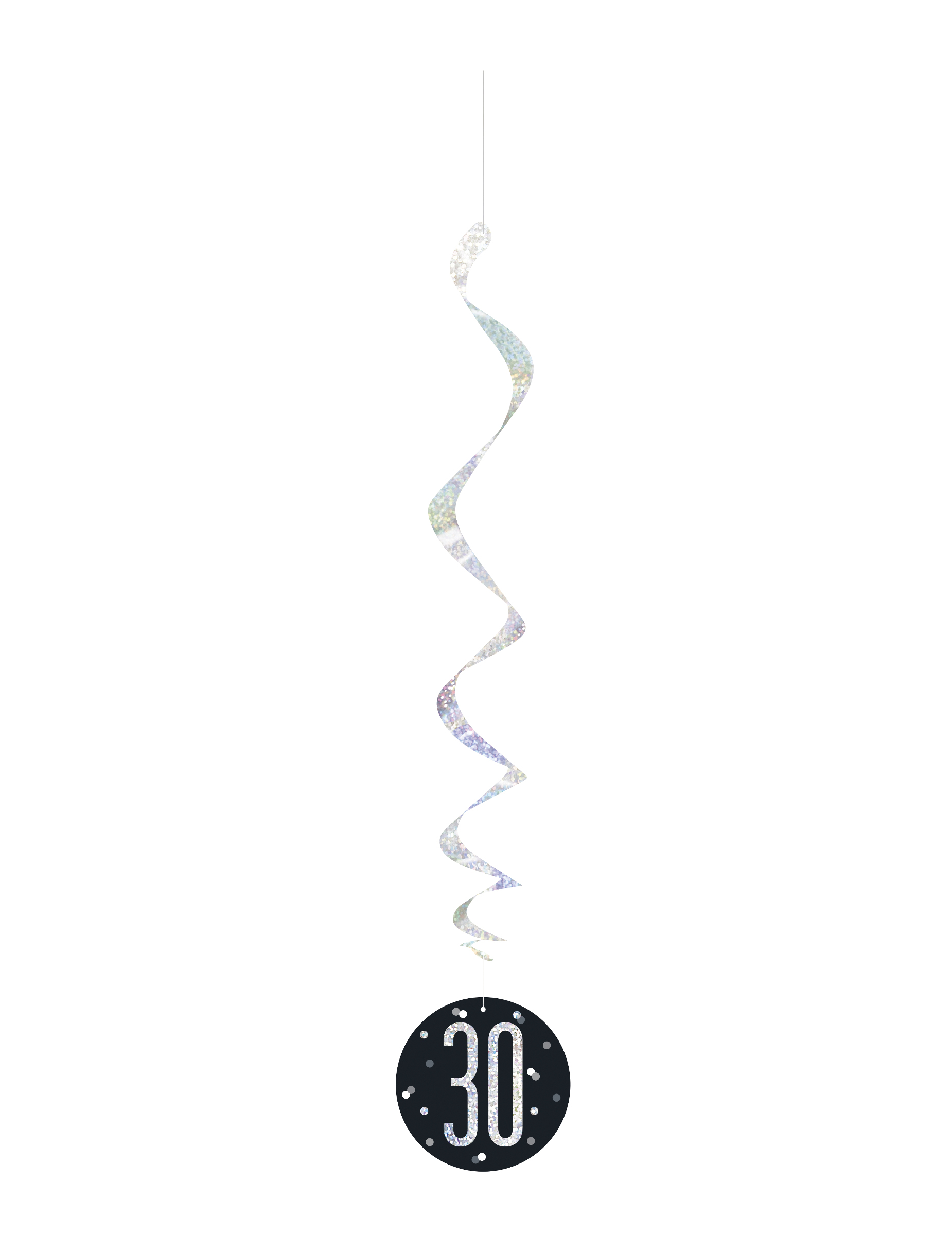 6 Suspensions en spirales 30 ans noires
