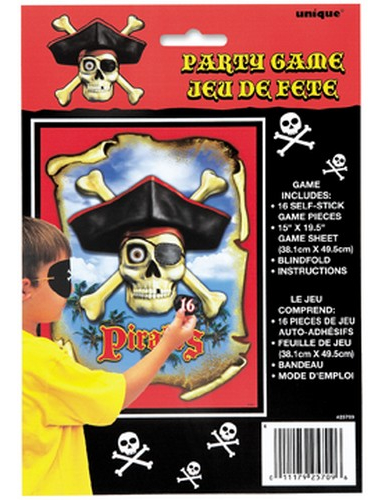 Jeu de fête Pirate Tête de Mort