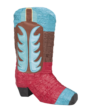 Piñata Botte de cowboy 46 x 34 cm