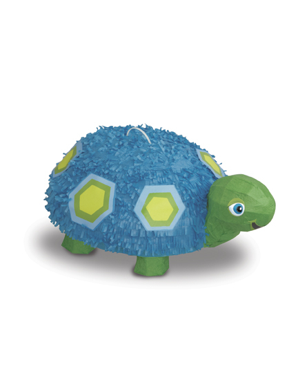 Pinata tortue bleue