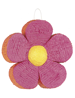 Piñata Fleur rose 45 cm