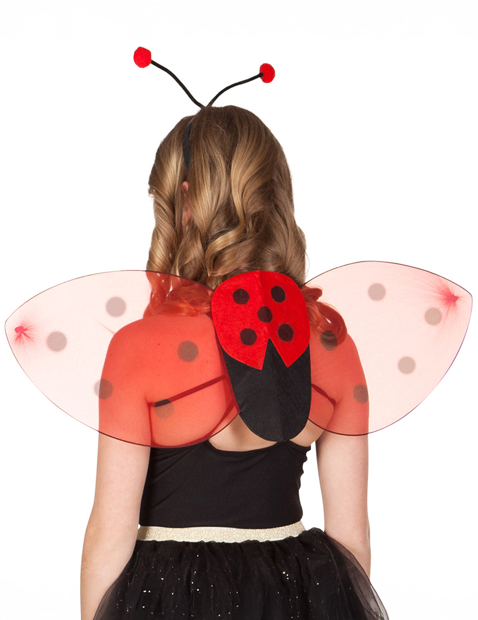 Kit ailes et serre-tête coccinelle enfant