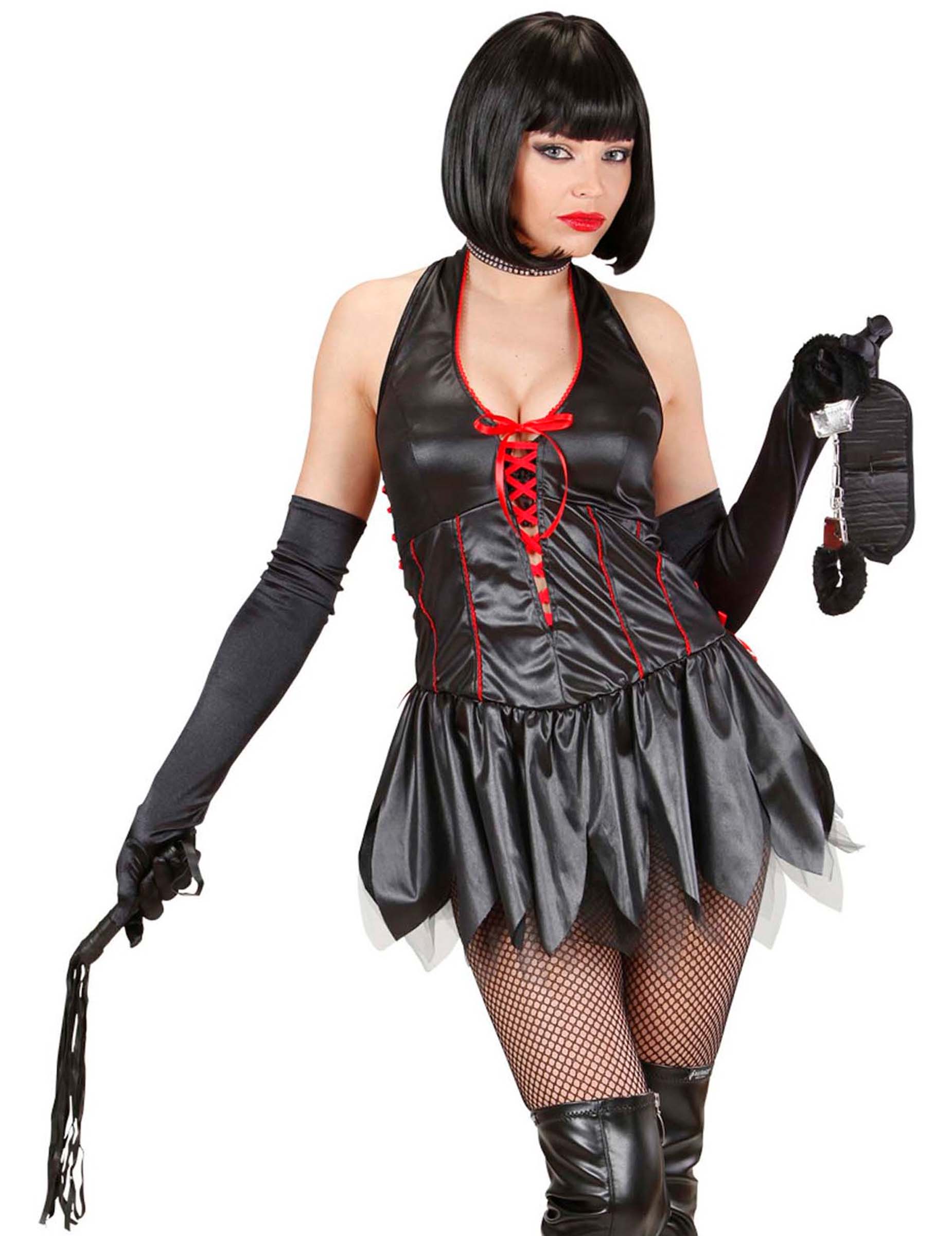 Kit séductrice noir adulte