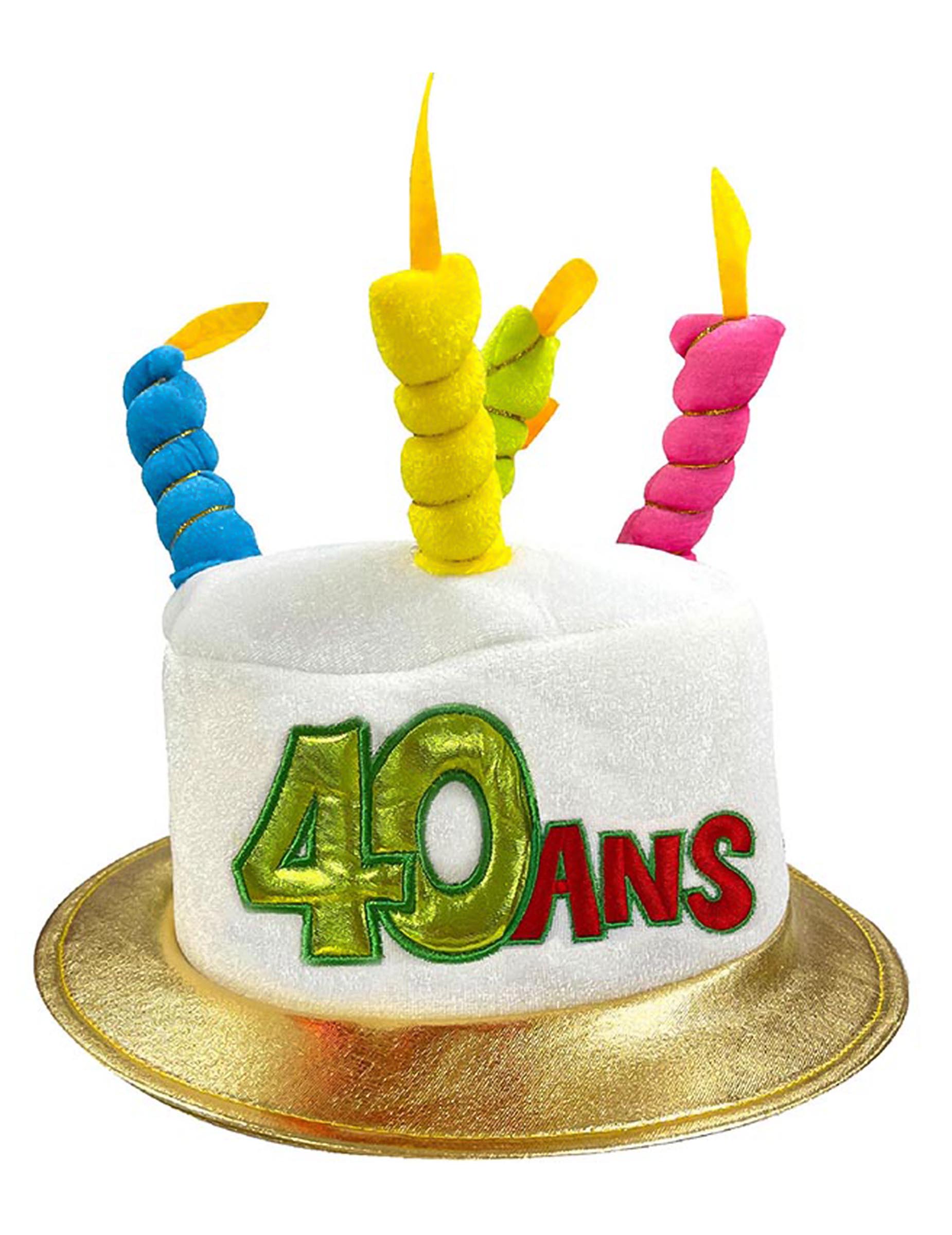 Chapeau Age 40 adulte