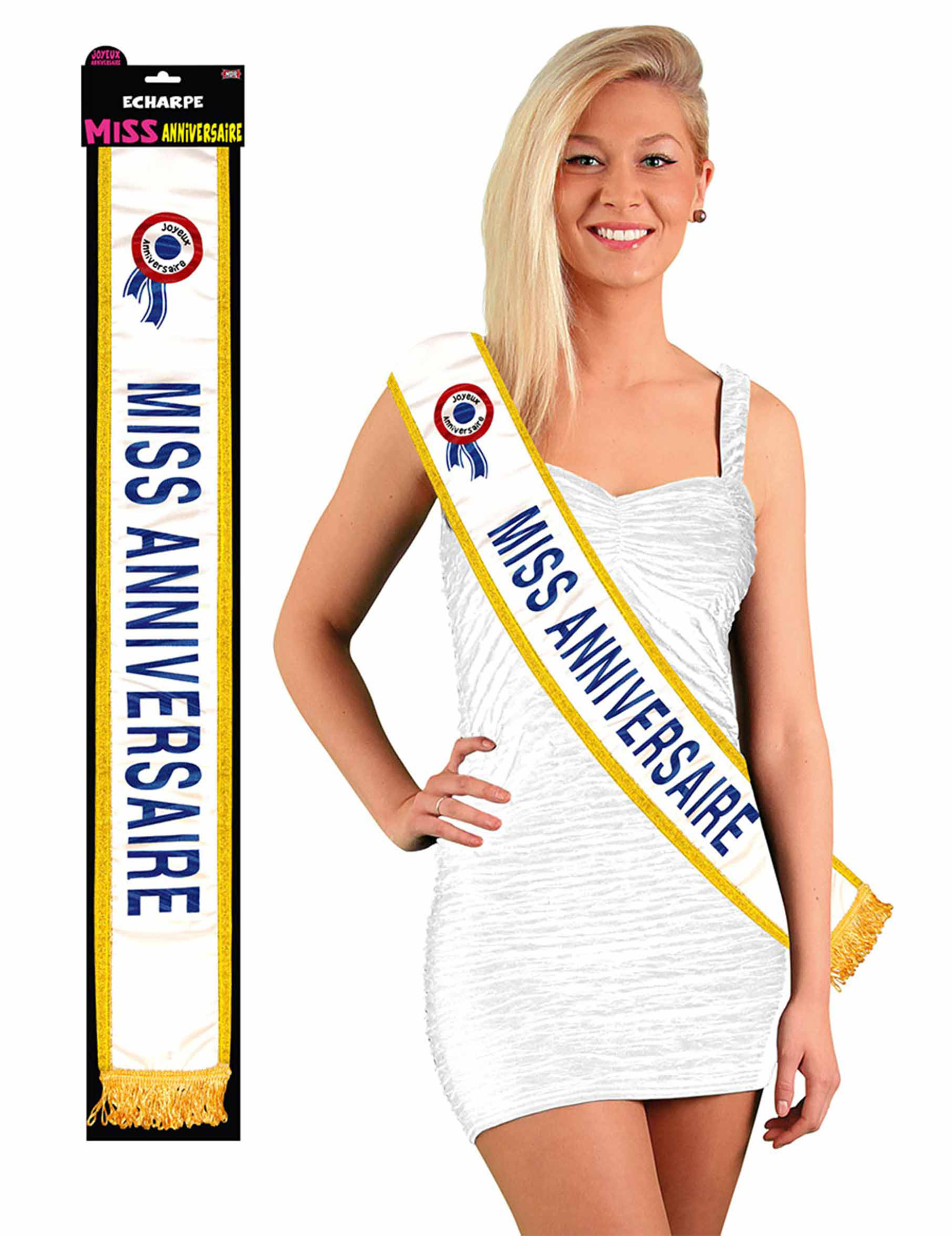 Echarpe Miss anniversaire