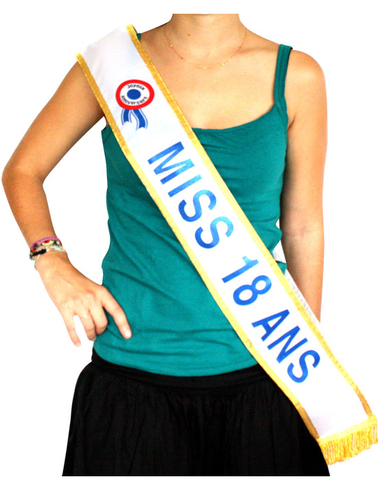 Echarpe Miss 18 ans 184 cm