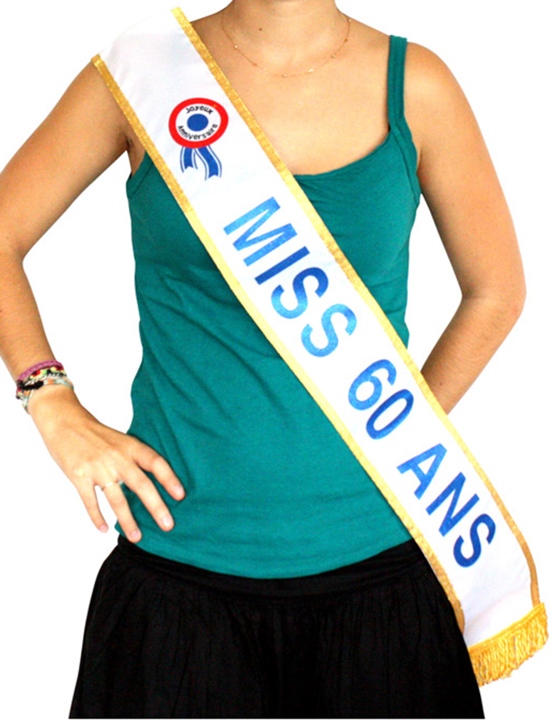 Echarpe Miss 60 ans