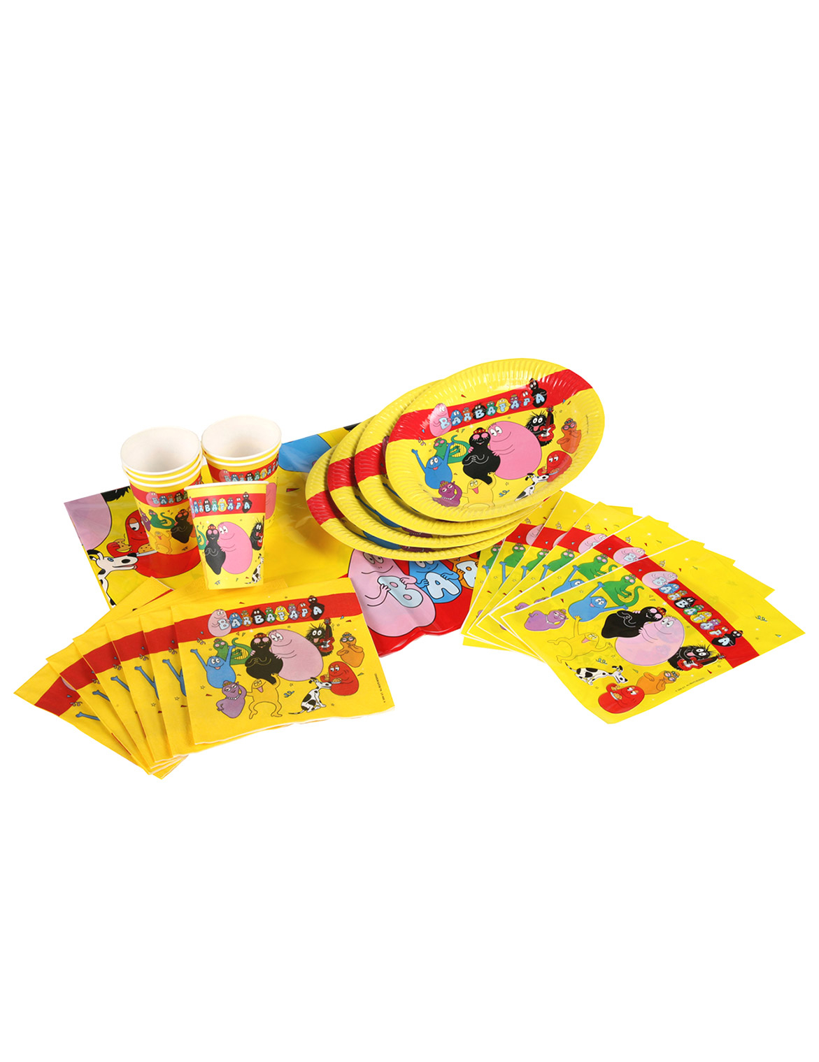 Kit d'anniversaire Barbapapa 25 pièces