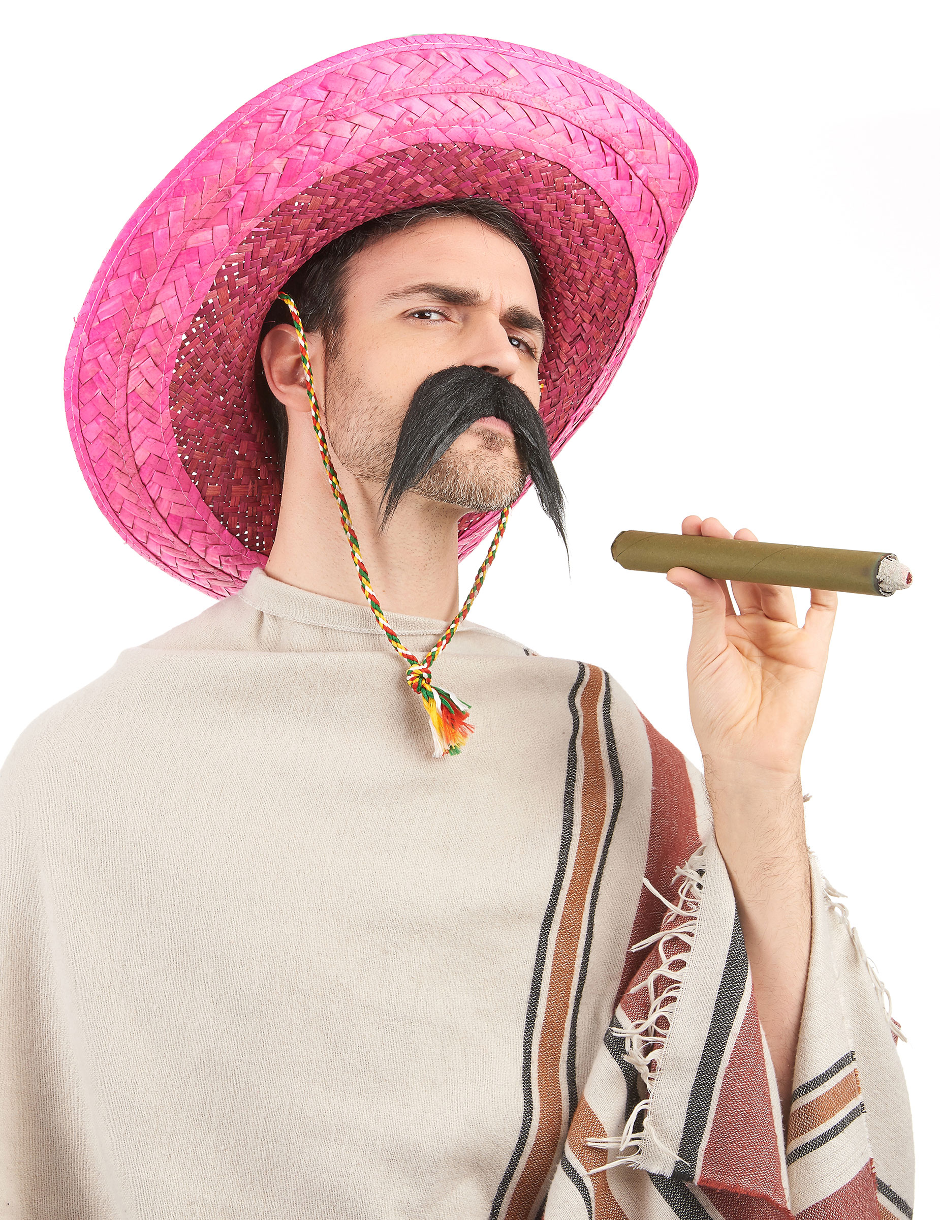 Sombrero mexicain rose adulte