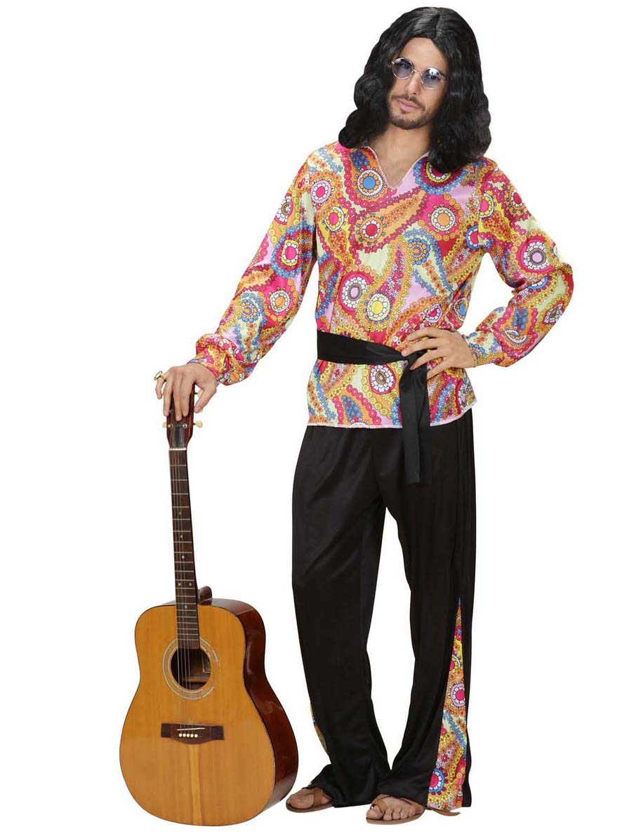 Déguisement hippie seventies homme