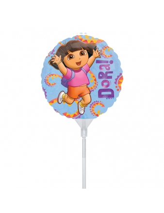 Ballon aluminium 23 cm Dora l'exploratrice