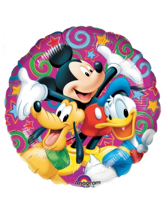Ballon aluminium Mickey Mouse et ses amis