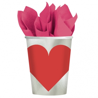 8 Gobelets Coeur