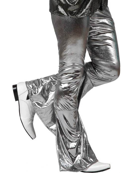 Pantalon disco gris homme
