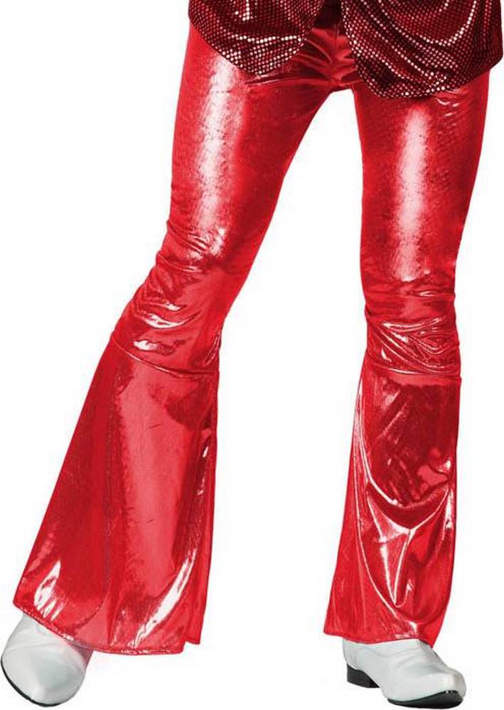 Pantalon disco homme rouge