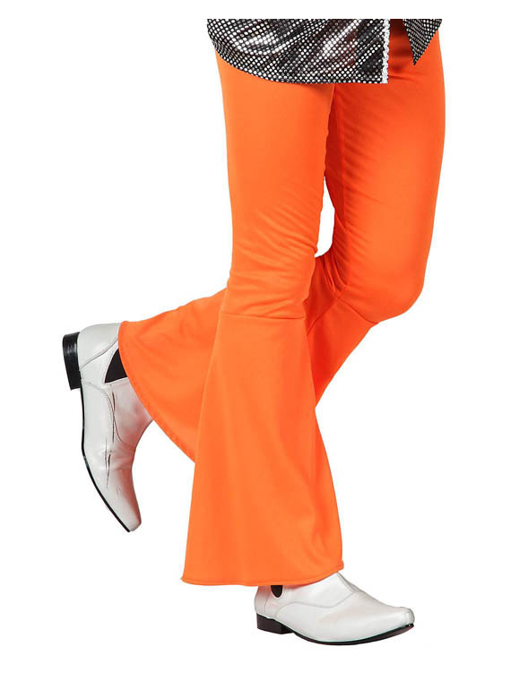 Pantalon disco orange homme