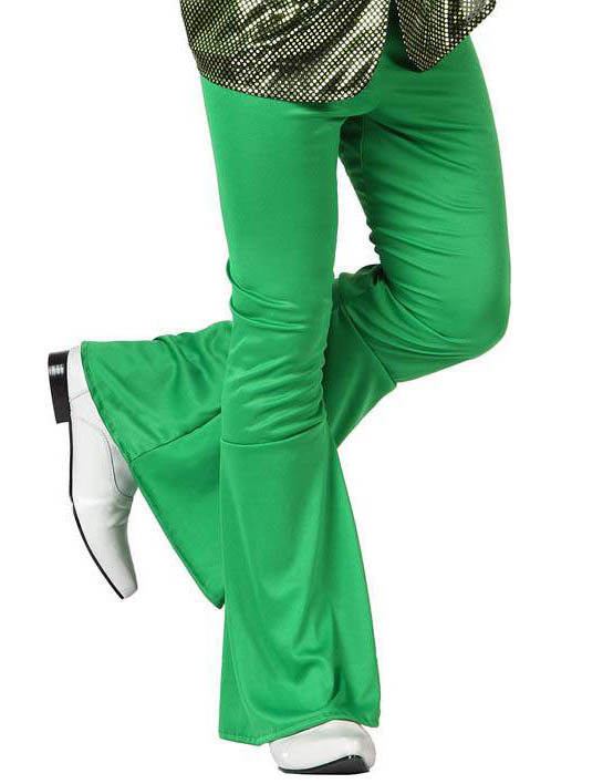 Pantalon disco vert homme